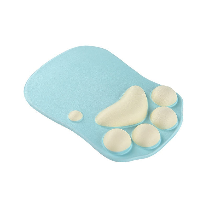 Cat Paw Mouse Pad Wrist Mouse Pad – Green 1 count