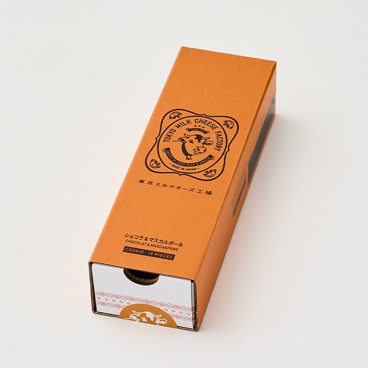 日本TOKYO MILK CHEESE FACTORY 东京牛奶芝士工厂季节限定巧克力芝士饼干10枚入