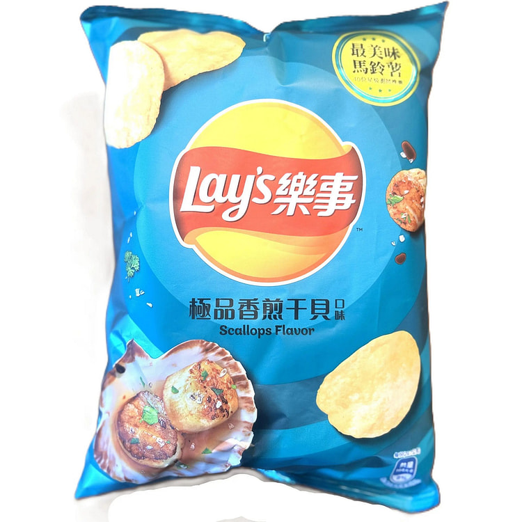 Lays Scallops Flavor Potato Chips (Taiwan) 1 each