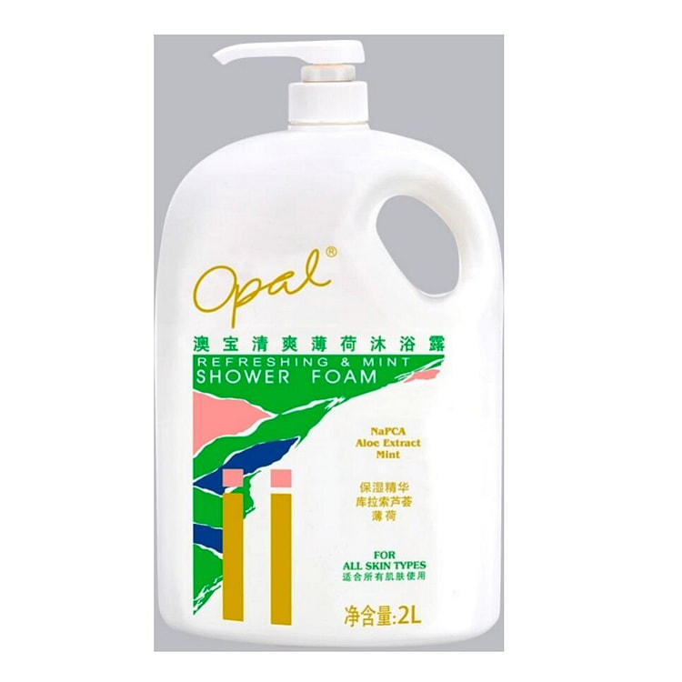 澳宝清爽薄荷沐浴露 2000mL 1 瓶
