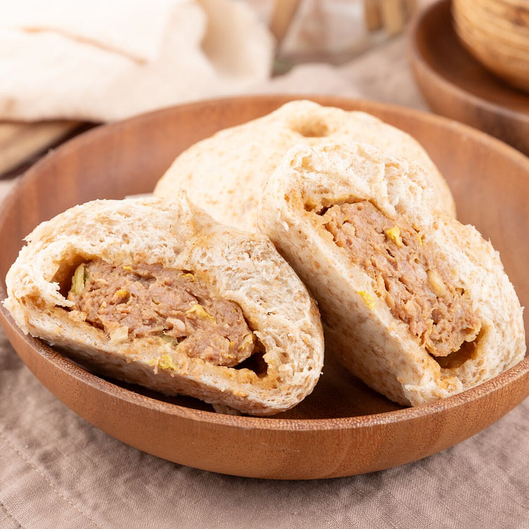 全麦菜肉包 2个 340g