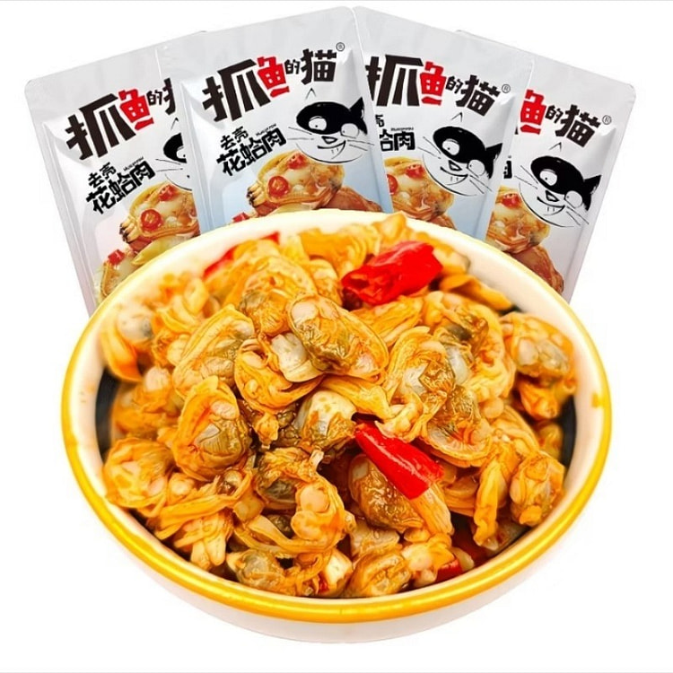 Catfish Instant Clams Spicy Clam Meat BBQ Flavor 10 box