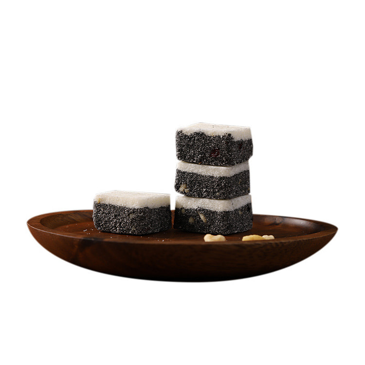 Poria Cocos Cake with Black Truffle and Sesame -03-Health Meal Replacement