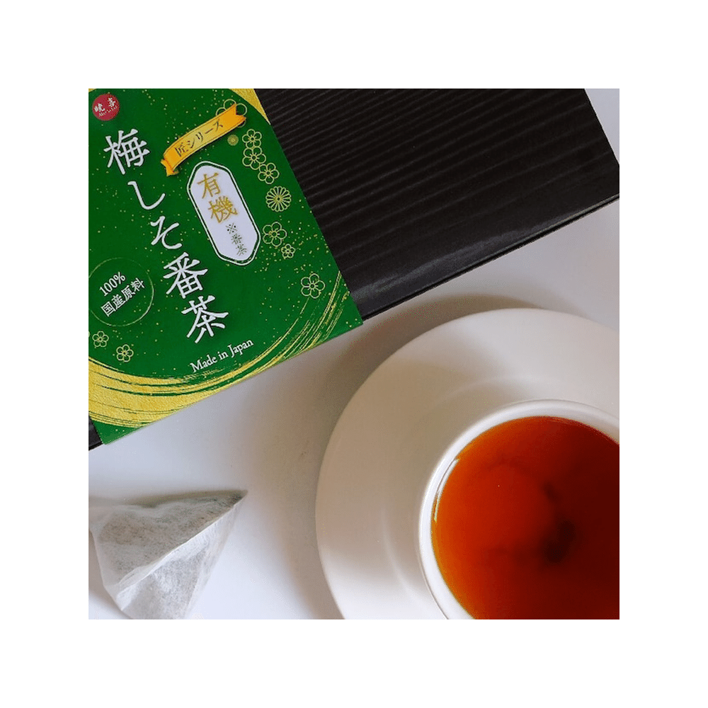 Aki Hinok Organic Plum Perilla Bancha Tea 15bags 1 each