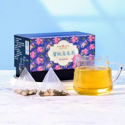 China [ Tenfu's Tea ] Peach Oolong Triangle Tea Bag 60g/12 Bags 1 케이스