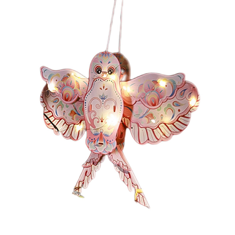 Mid-Autumn Festival Handheld Lantern -Pink Kite
