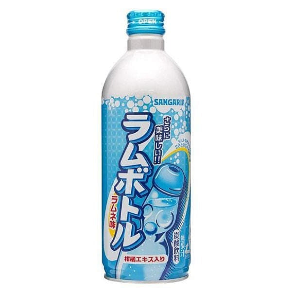 Japan Sangaria Ramune: Original Soda (500 ml) 17.64 oz