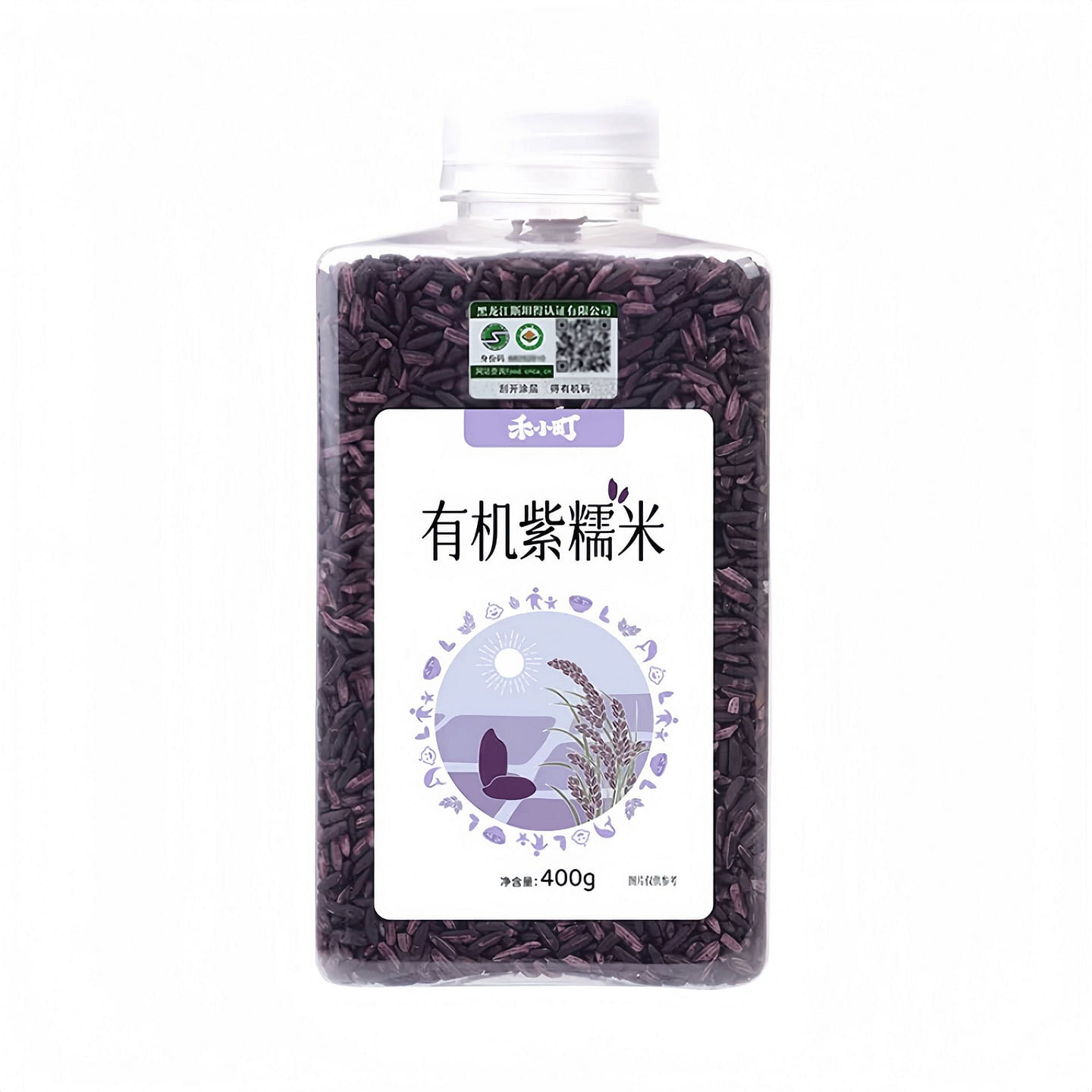 400g organic purple glutinous rice 400 g