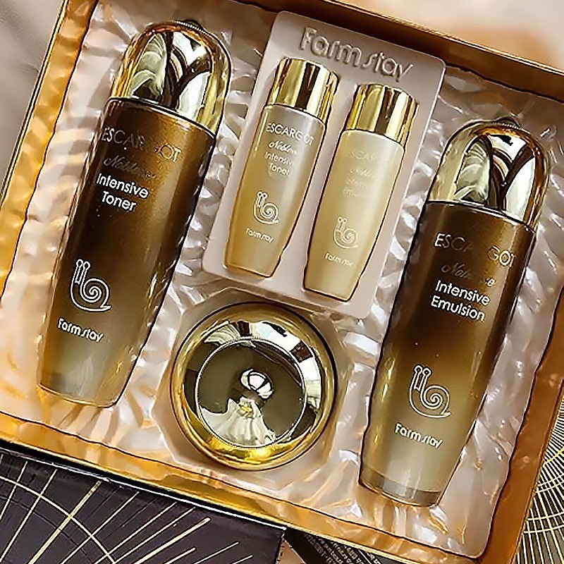 Get FarmStay Escargot Noblesse Intensive Skin Care Set Delivered
