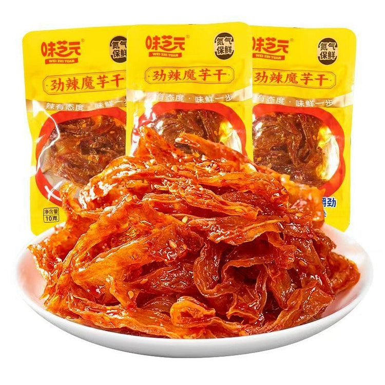 味芝元劲辣魔芋干香辣味10g*5 5 包