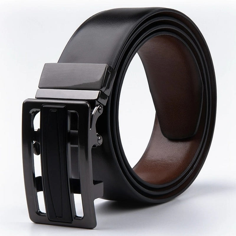 Mens Reversible Belt No Holes Strap Ratchet Belt 1 count