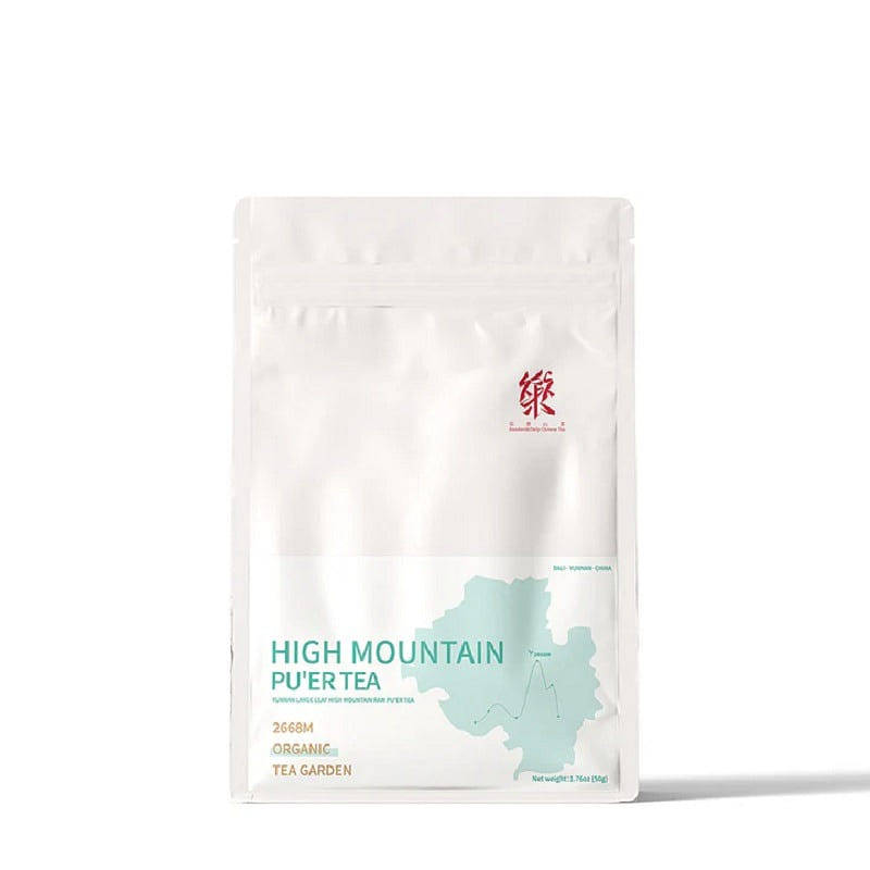 ZhengShanTang Lapsangstore Yunnan 2668m Altitude Organic Manor Puer Tea Pouch 50 g