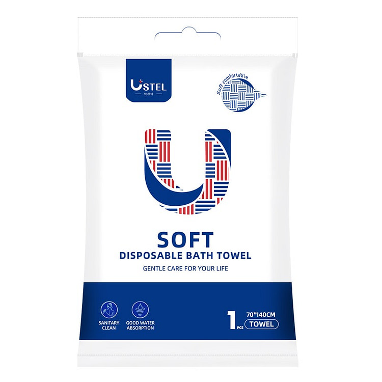 Ustel Soft Disposable Bath Towel 70*140cm 1pcs