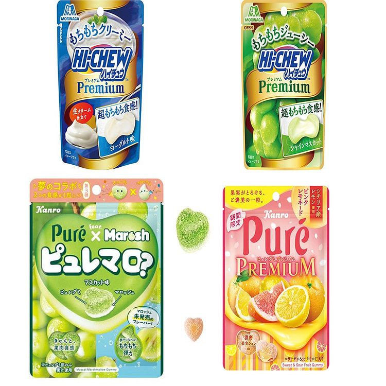 日本直邮 糖果不同口味套餐 4个/