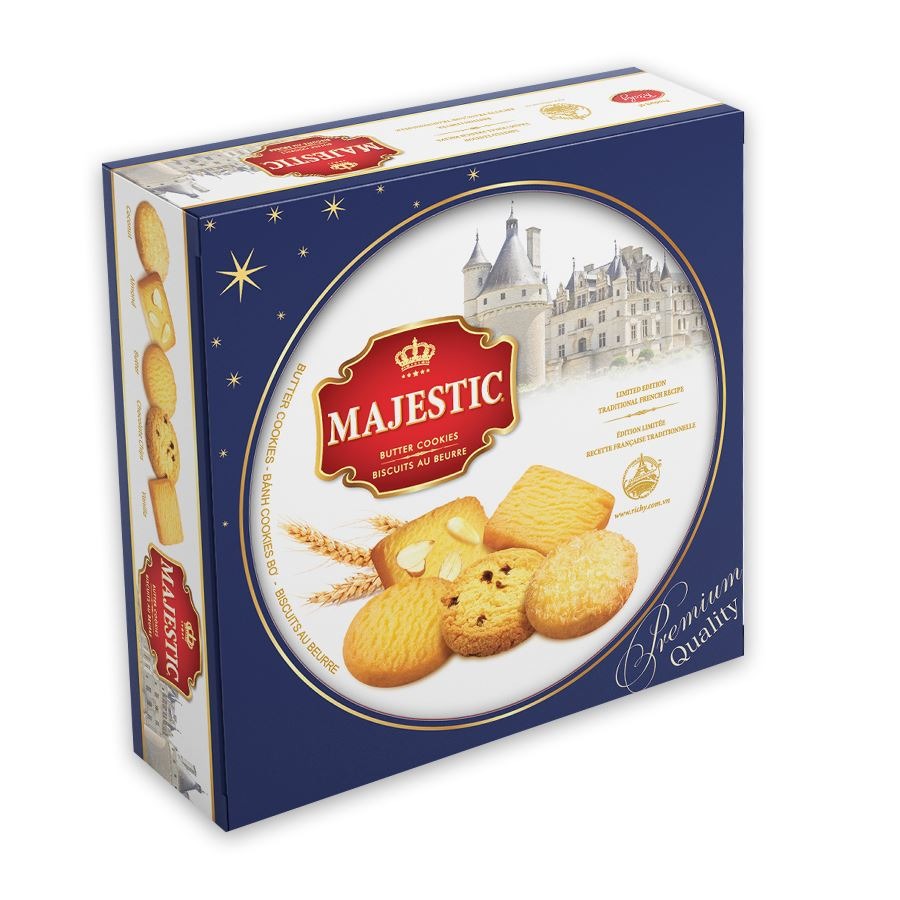 Majestic Butter Cookies Blue 382 g