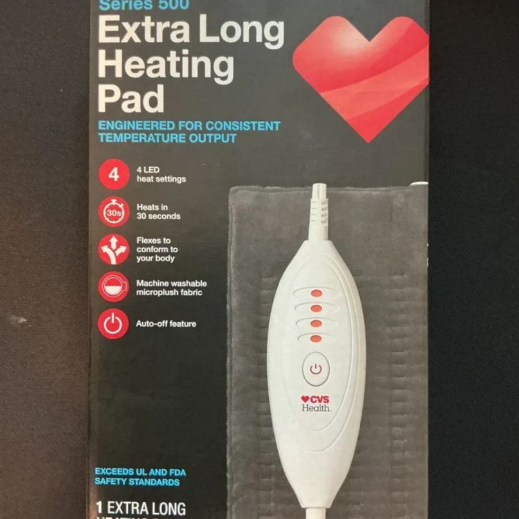 Extra Long Heating Pad -CVS Health Series 500 Auto 1 pack