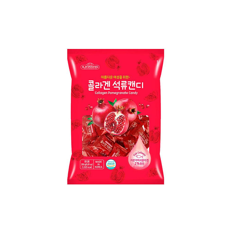 ILKWANG Collagen Pomegranate Candy 8.82oz(250g) 1 each