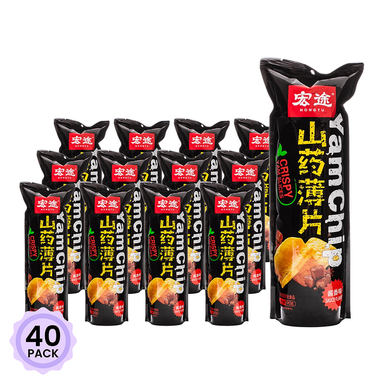 宏途 山药薄片 酱香味 90 克*40 包