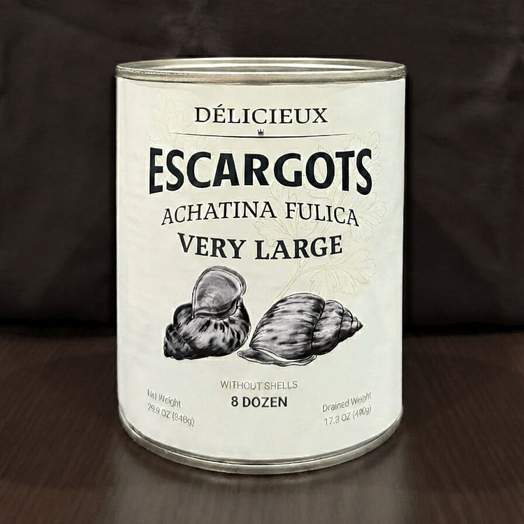 Canned Escargots 29.9 Oz Can 96 Count 1 can