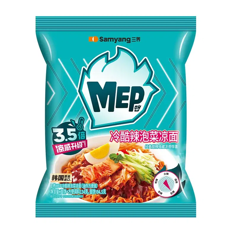 MEP Spicy Cold Kimchi Noodles 134g*1 bag 134 g
