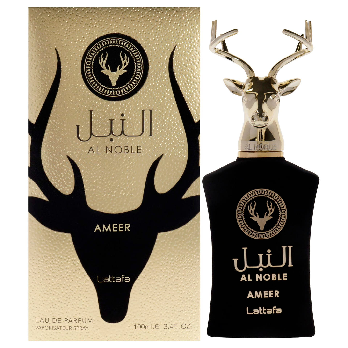 Al Noble – Ameer by Lattafa for Unisex – 3.4 oz 3.4 oz