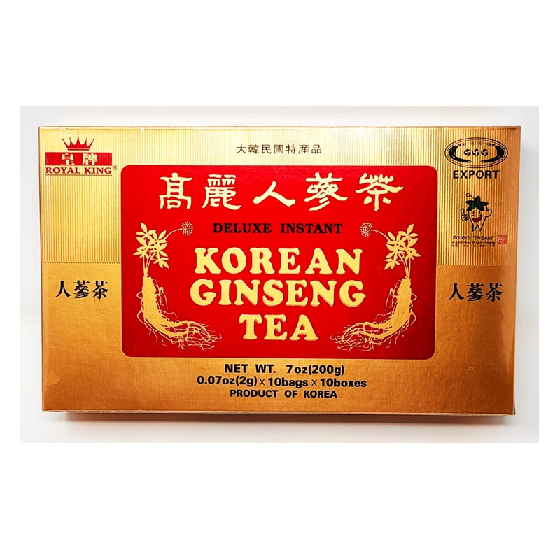 Korean Ginseng Deluxe Instant Tea 100 Packets 1 each