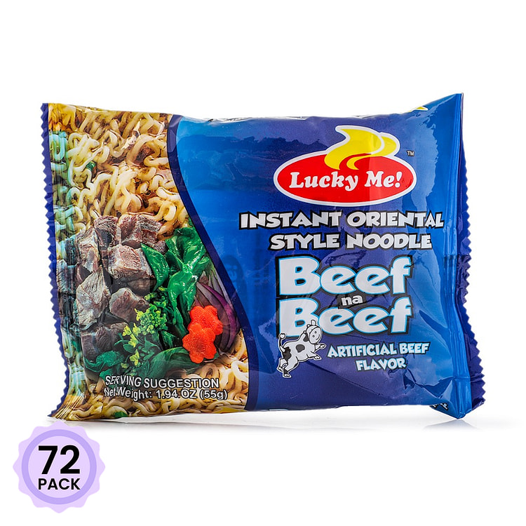Lucky Me 牛肉方便面 55 克*72 包
