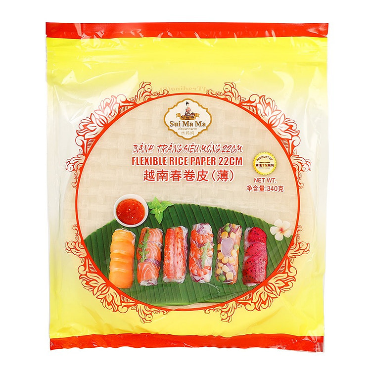 【约40张】水妈妈 越南春卷皮