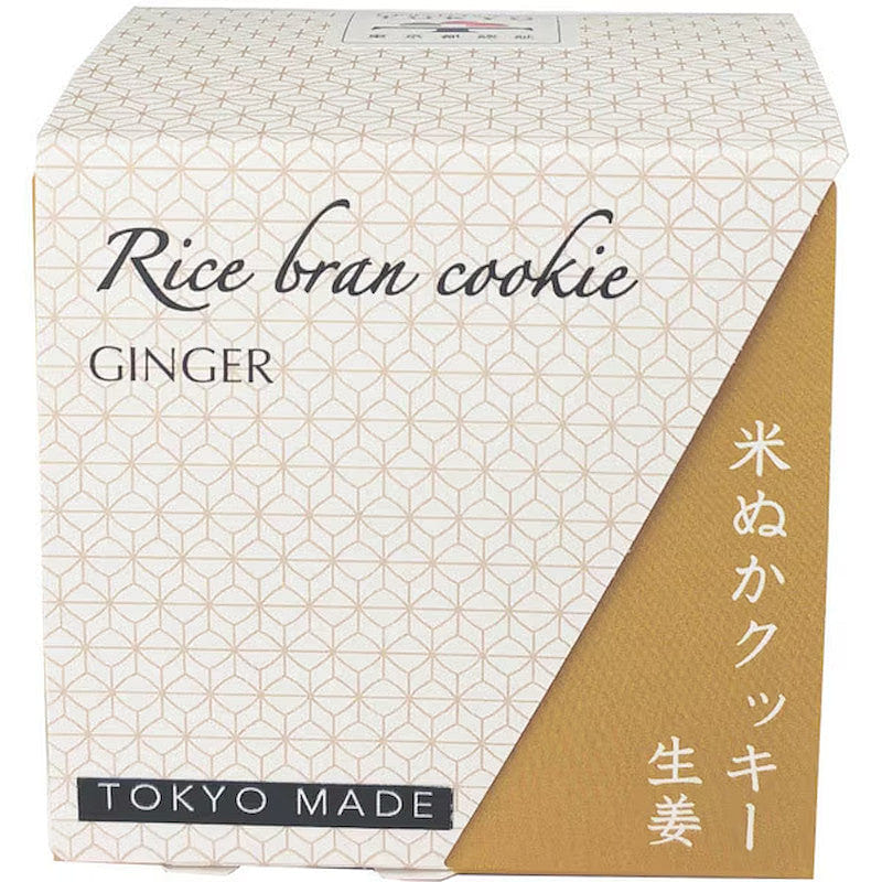 Kobari Gluten-Free Rice Bran Cookie, Ginger 90g 1 each