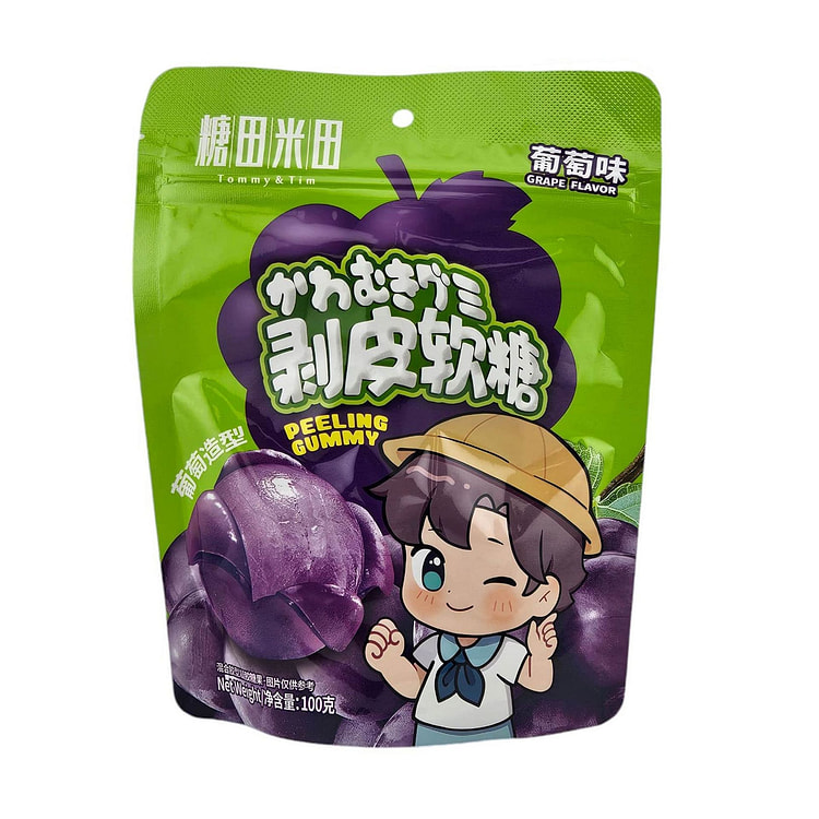 Tommy & Tim 葡萄味去皮软糖 3.53 盎司