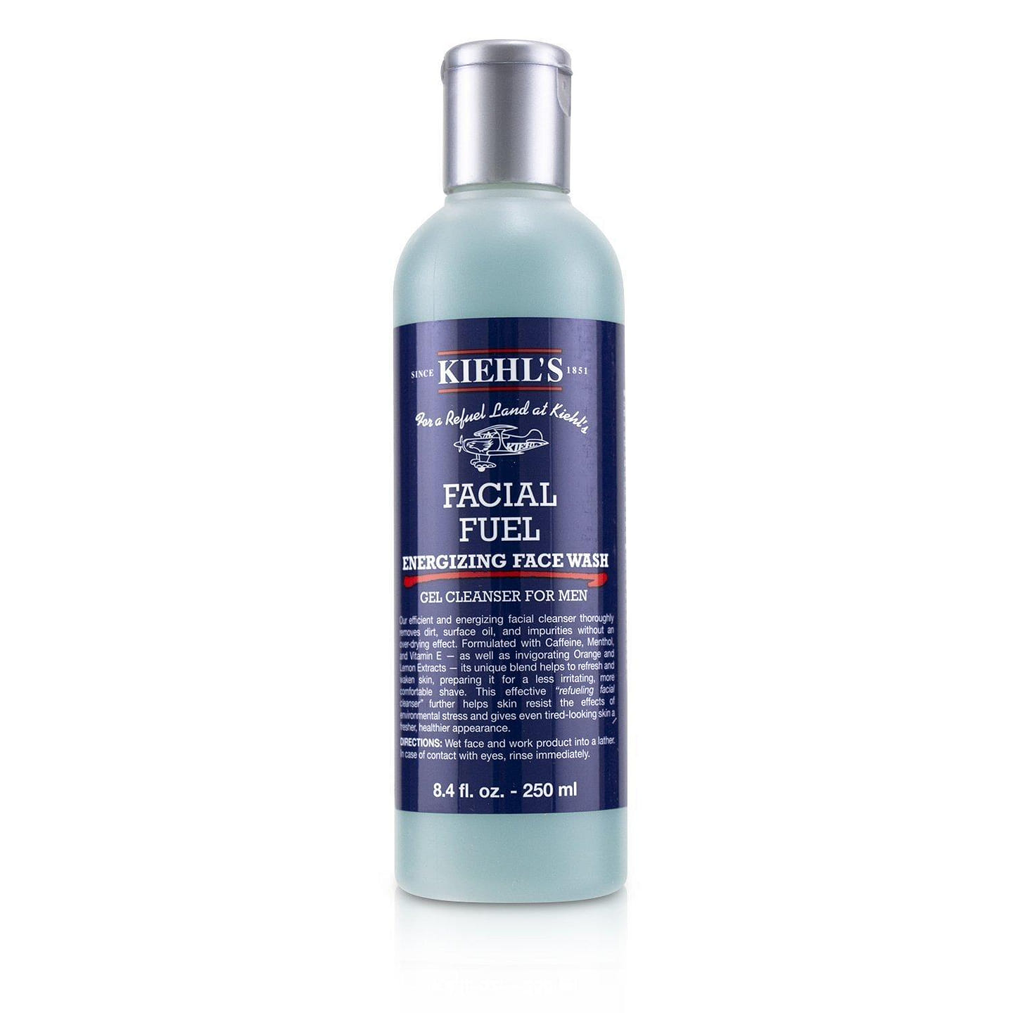 Kiehl’s Facial Fuel Energizing Face Wash Gel Cleanser /S 250ml/8.4oz 250 ml