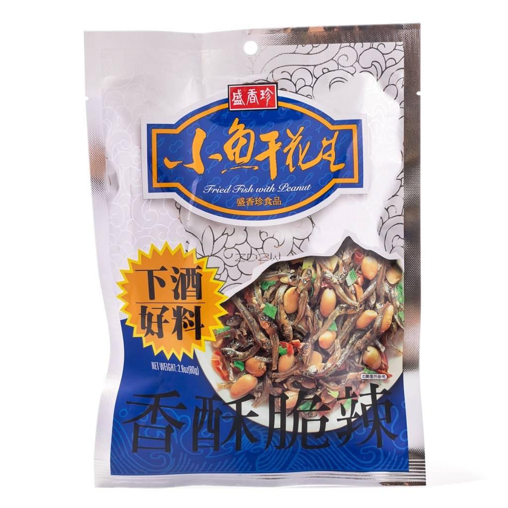 盛香珍 小鱼干花生 80 克