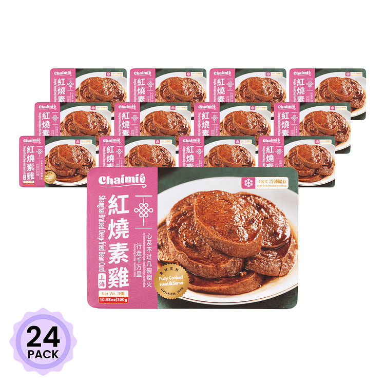 Chaimi Shanghai Braised Deep-fried Bean Curd 300 g*24 pack