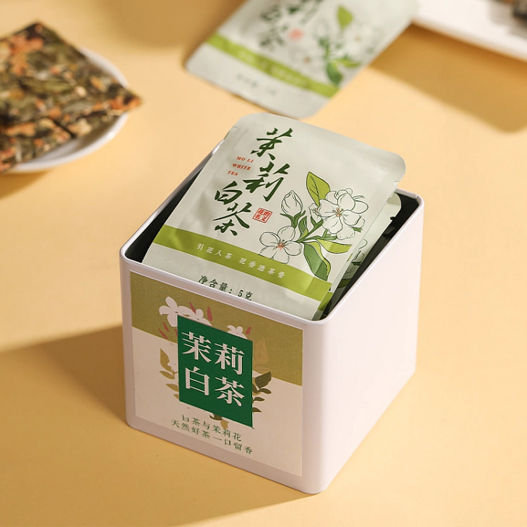福鼎茉莉白茶 自然花香花果茶正宗老白茶