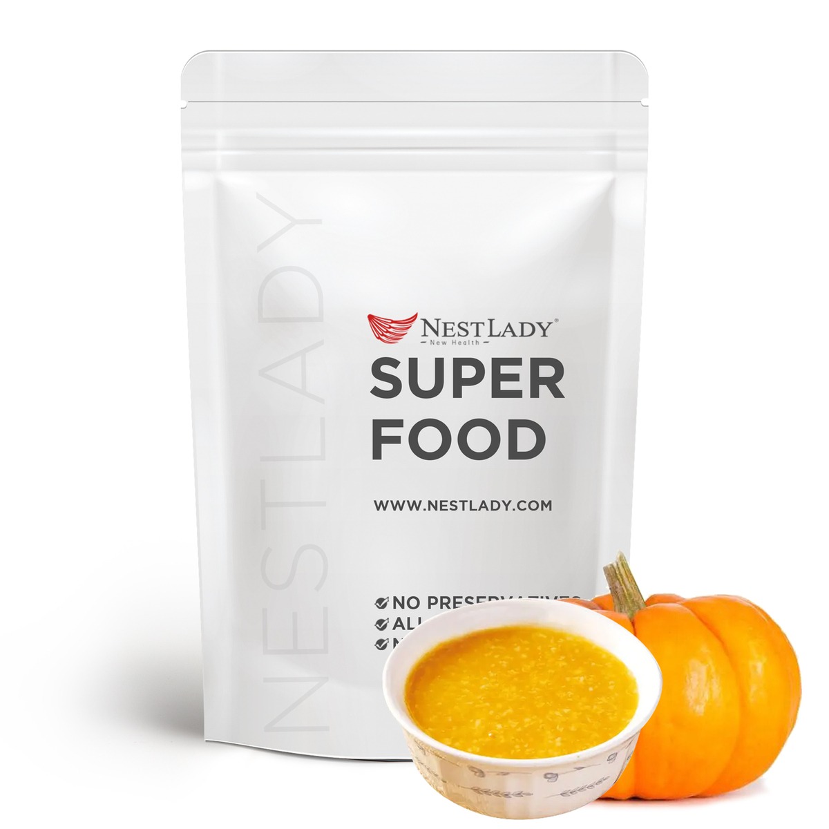 Get NESTLADY pumpkin millet porridge satiating powdered tea 6 strips 180g Delivered Weee