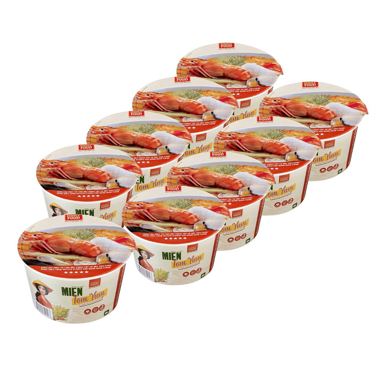 [Simply Food] TomYum Vermicelli Bowl 55g x 9 9 count