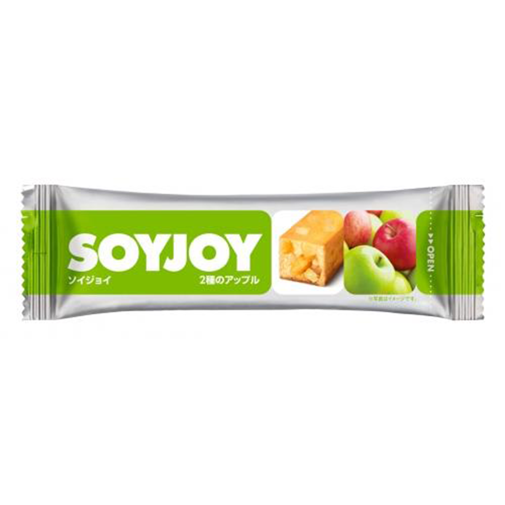 【日本直邮】日本本土 大塚SOYJOY Otsuka 大豆蛋白棒低卡代餐营养饼干能量棒 30g 新品 苹果增量 青红苹果混合口味 1 份