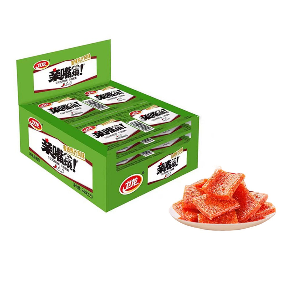 WeiLong QinZui MaiLa Chicken Sauce, 20 Packs 40pcs 480 g
