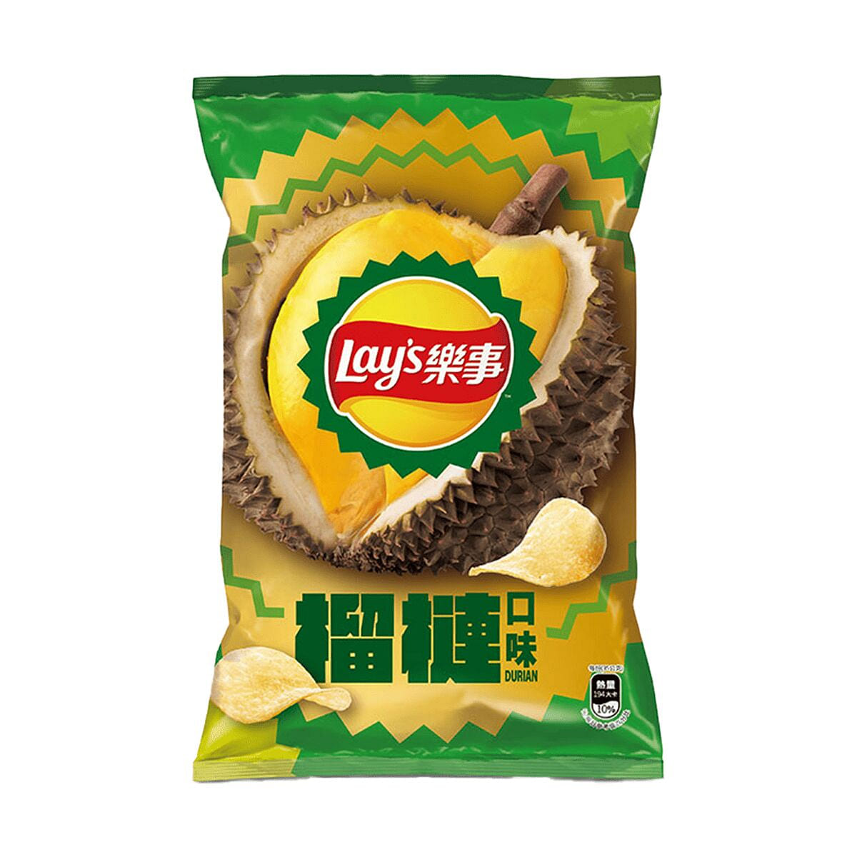 Lays Potato Chips (Durian Flavor) 70 g