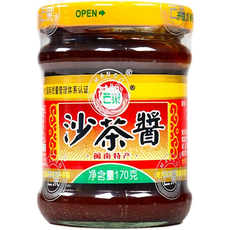芒果牌沙茶酱170克*1瓶 170 克