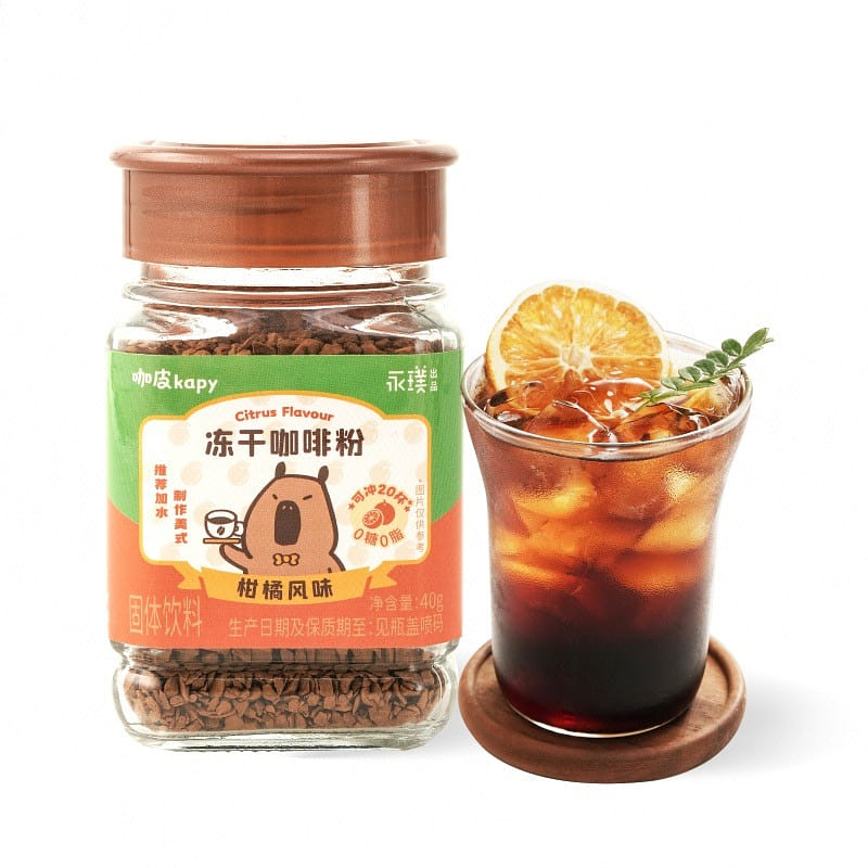 Yongpu Freeze-Dried Coffee Powder (Citrus Flavor) 40 g