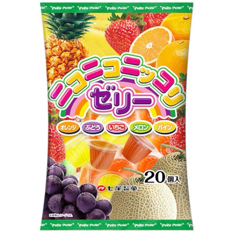 Nanao Confectionery Niko Niko Nikkori Jelly 20pc 1 each