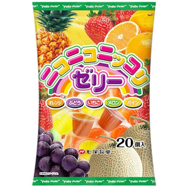 Nanao Confectionery Niko Niko Nikkori Jelly 20pc 1 each