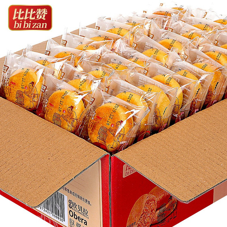 比比赞 肉松饼 原味500g