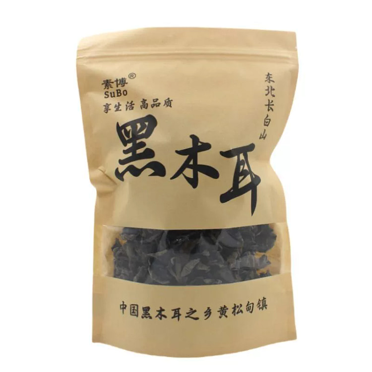 素博东北长白山特产级黑木耳干货100g