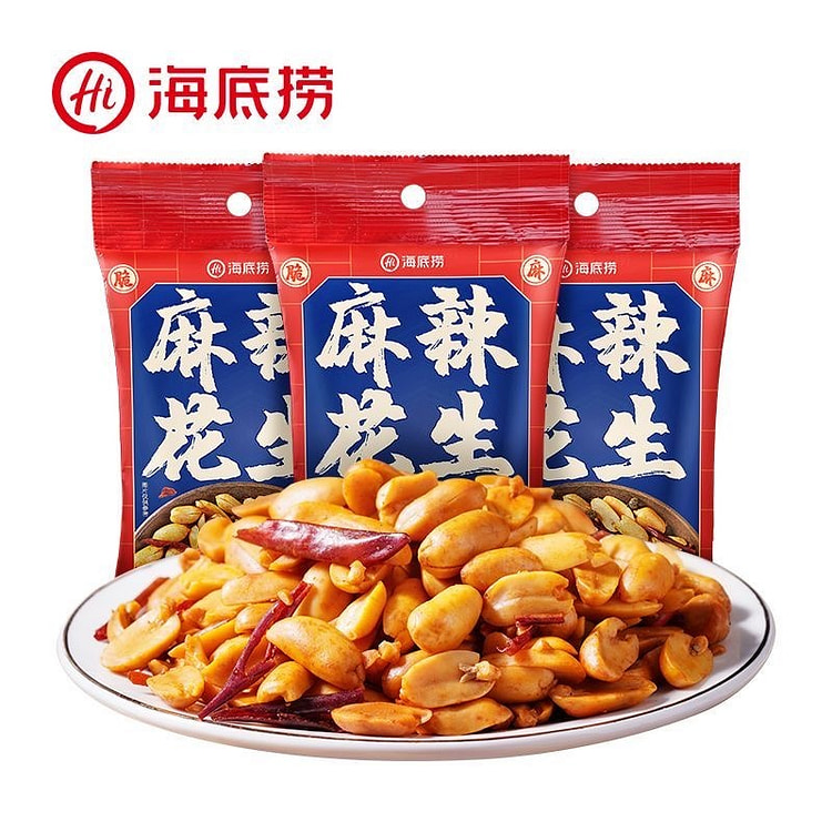 海底捞花生米麻辣香脆花生酒鬼下酒菜椒盐五香芥末休闲 110 克