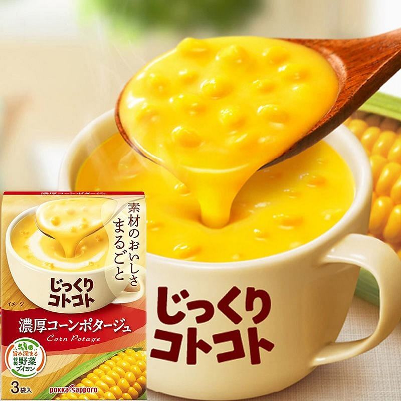 日本味之素玉米奶油速食汤 69 克