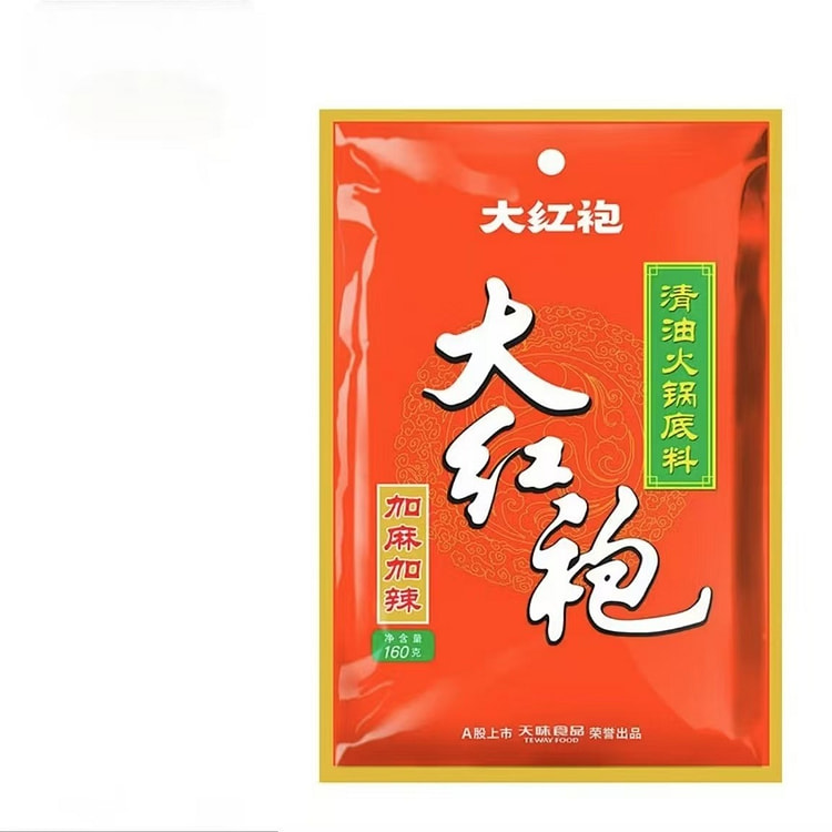 大红袍 清油麻辣火锅底料