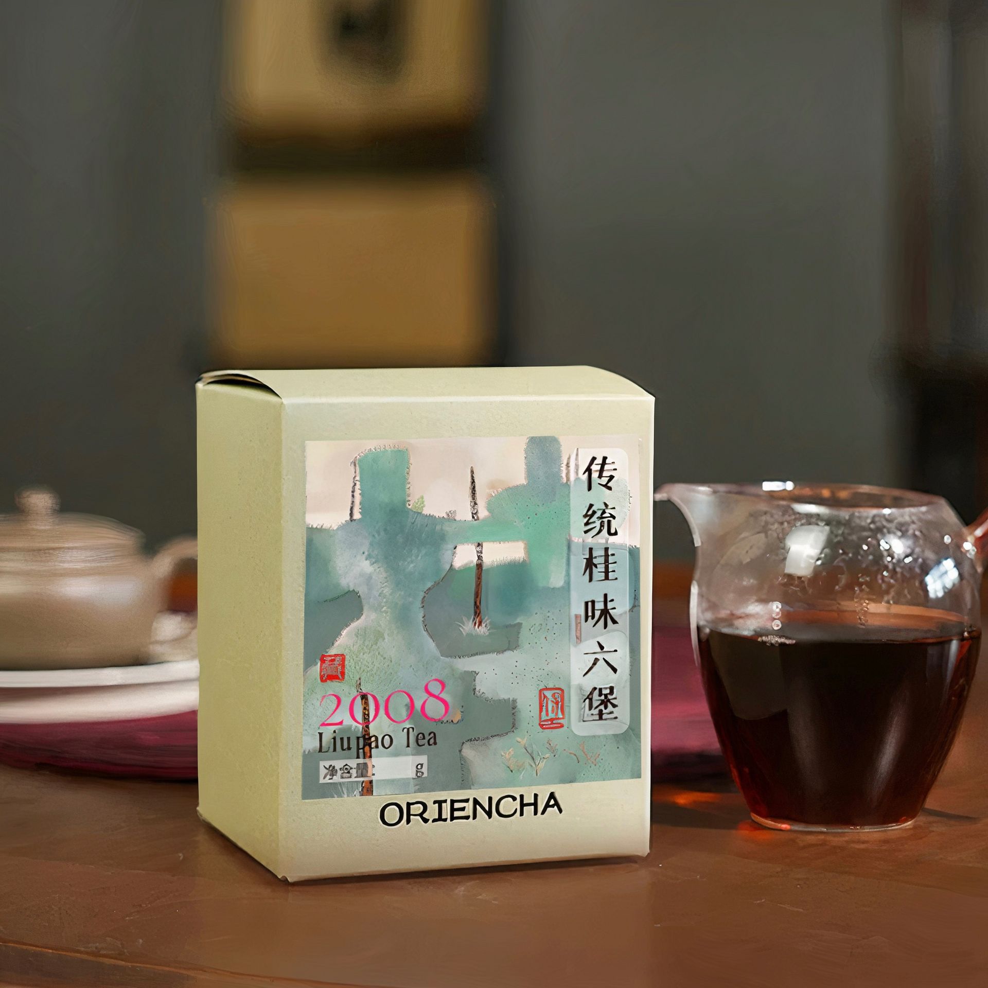 2008 Gold Medal Liupao Tea Premium First Pick 100 g