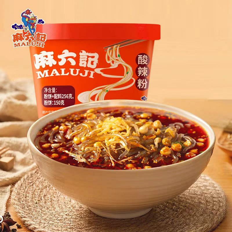 Spicy and sour noodles 256g*2 barrels 2 box